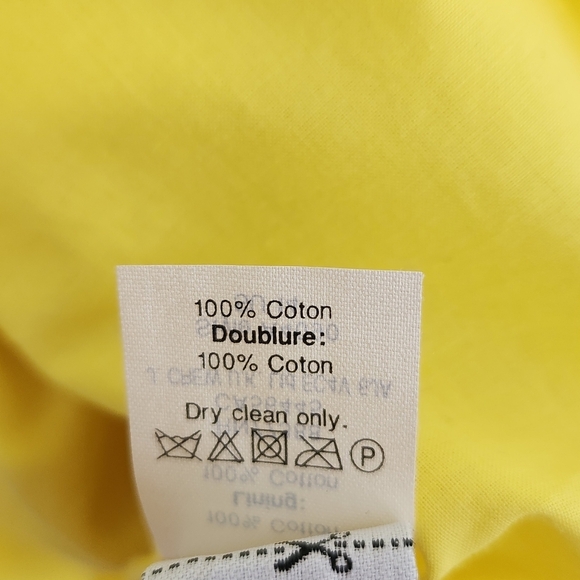J. Crew Yellow Cotton Pique Fit & Flare Sleeveless Dress Size 2 - Picture 10 of 13